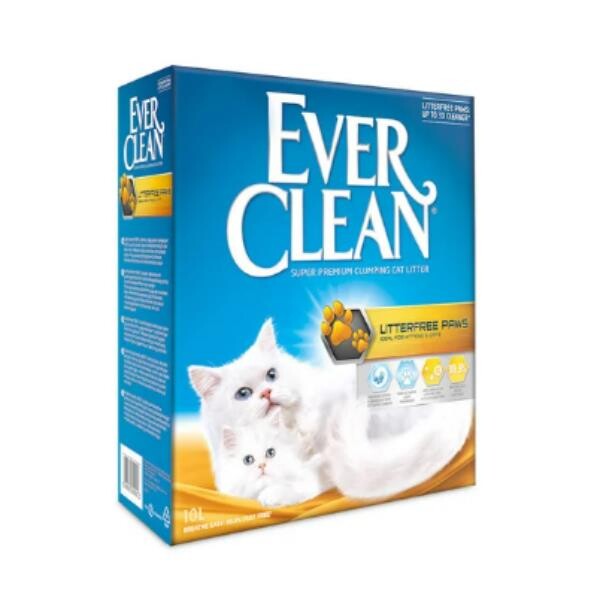 Ever Clean Litterfree Paws İz Bırakmayan Kedi Kumu 10 LT 2 ADET  | SRC: Barcode: B08P565PJM
