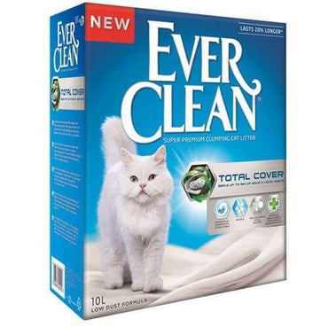 Ever Clean Total Cover Koku Önleyici İnce Taneli Topaklanan Kedi Kumu 10 LT  | SRC: Barcode: 5060412213080