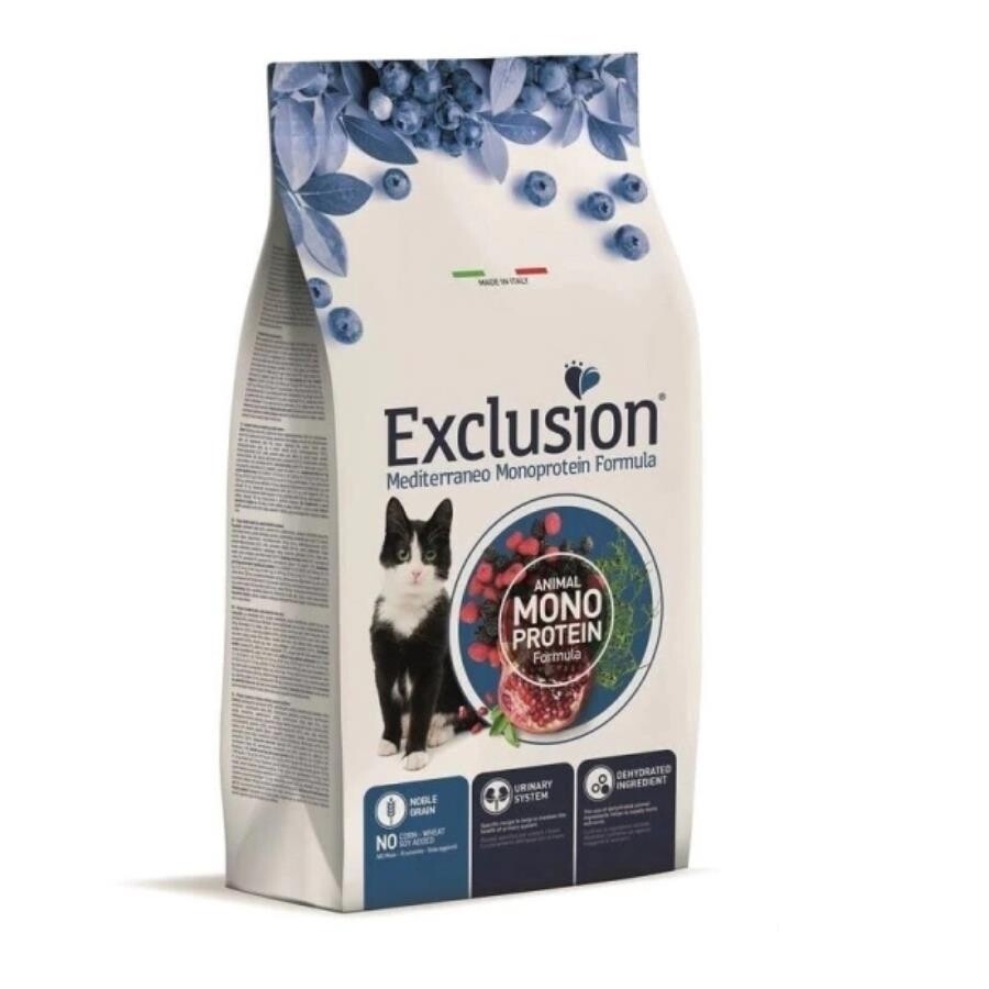 Exclusion Monoprotein Sığır Etli Ve Narlı Düşük Tahıllı Yetişkin Kedi Maması 12 KG  | SRC: Barcode: 8011259004505