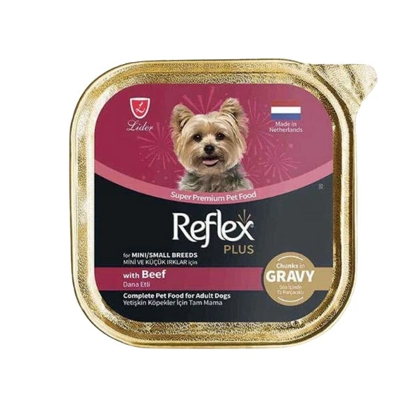 Reflex Plus Dana Etli Sos İçinde Küçük Irk Yetişkin Konserve Köpek Maması