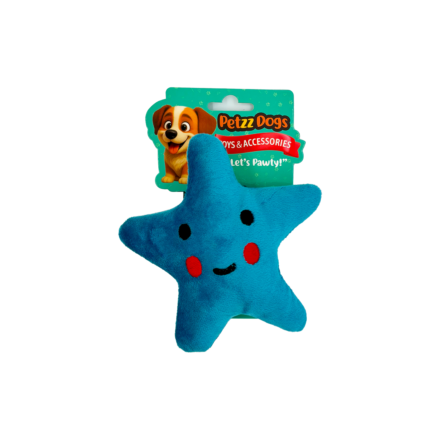 PetzzDogs Star One Sesli Dayanıklı Peluş Köpek Çiğneme Oyuncağı