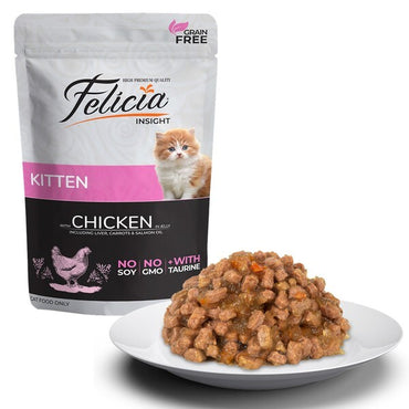 Felicia Pouch Tavuklu Tahılsız Yavru Kedi Konservesi 85 GR TEKLI  | SRC: Barcode: 8682631200039