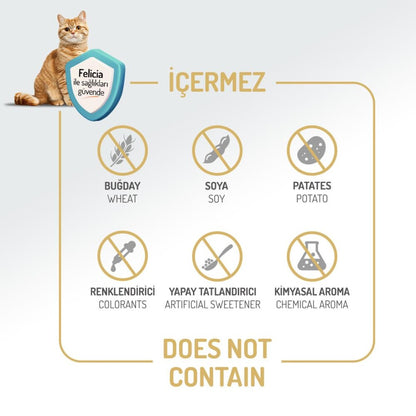 Felicia Kuzu Etli Az Tahıllı Hypoallergenic Yetişkin Kedi Maması 2 KG  | SRC: Barcode: 8681299606665