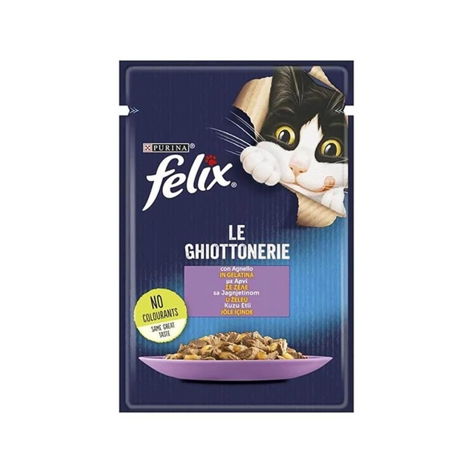 Felix Kuzu Etli Yetişkin Kedi Konservesi 85 GR TEKLI  | SRC: Barcode: 7613287484123