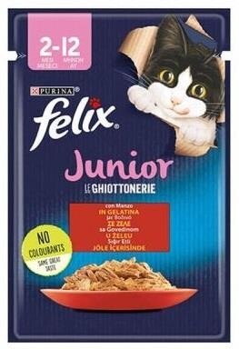 Felix Sığır Etli Yavru Kedi Konservesi 85 GR TEKLI  | SRC: Barcode: 7613287491060