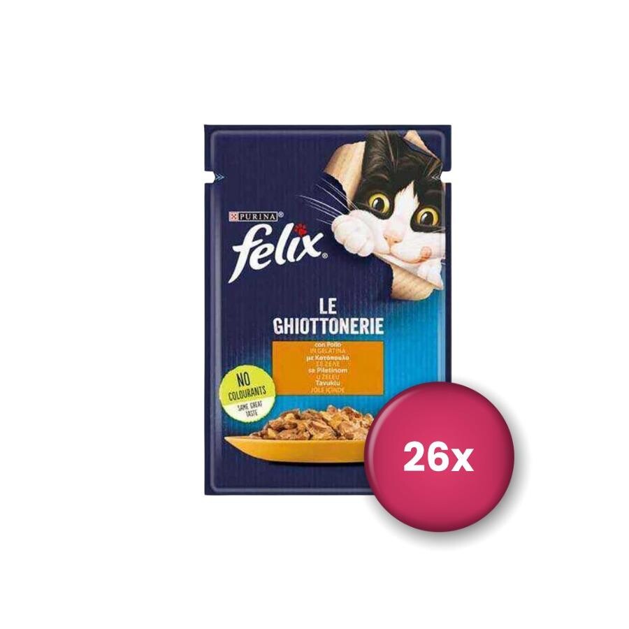 Felix Pouch Tavuklu Yetişkin Kedi Konservesi 85 GR 26 ADET  | SRC: Barcode: 7613287484178