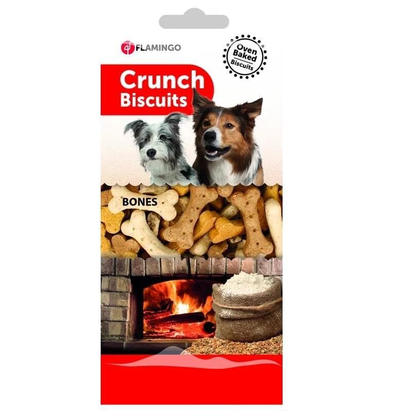 Flamingo Crunch Kemik Bisküvi Köpek Ödül Maması 500 GR  | SRC: Barcode: 5400274734390