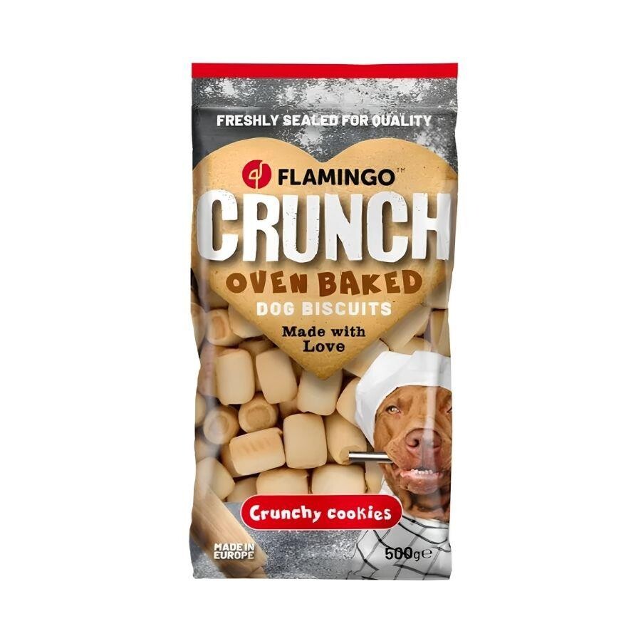 Flamingo Crunch Mini Bisküvi Köpek Ödül Maması 500 GR  | SRC: Barcode: 5400274753728
