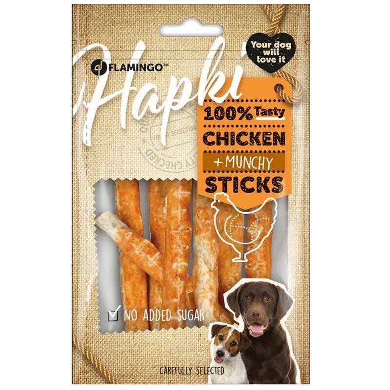 Flamingo Hapki Tavuk Eti Sargılı Kemik Köpek Ödül Maması 80 GR  | SRC: Barcode: 5411290176026
