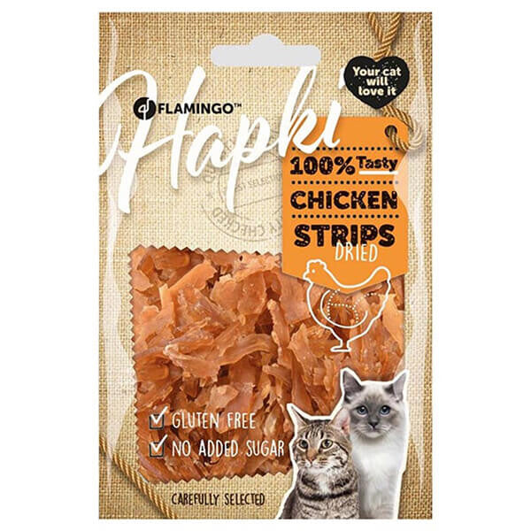 Flamingo Hapki Tavuklu Glutensiz Şerit Kedi Ödülü 50 GR  | SRC: Barcode: 5400585147308