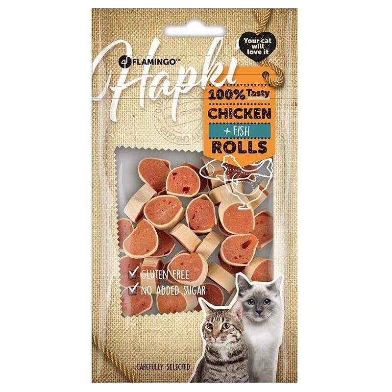 Flamingo Hapki Tavuklu Ve Balıklı Kedi Ödül Maması 50 GR  | SRC: Barcode: 5400585053364