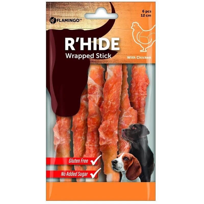 Flamingo Rhide Tavuklu Glutensiz Burgu Köpek Ödül Maması 70 GR 12 CM 6'LI  | SRC: Barcode: 5411290267427