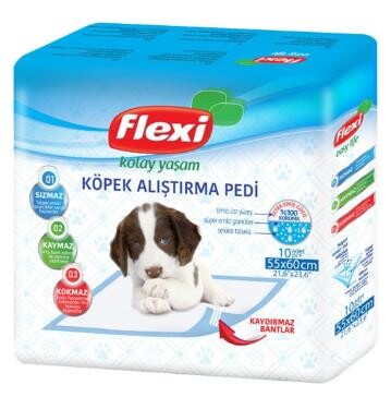 Flexi Köpek Çiş Eğitim Pedi 60 CM 10 ADET  | SRC: Barcode: 8697459729013