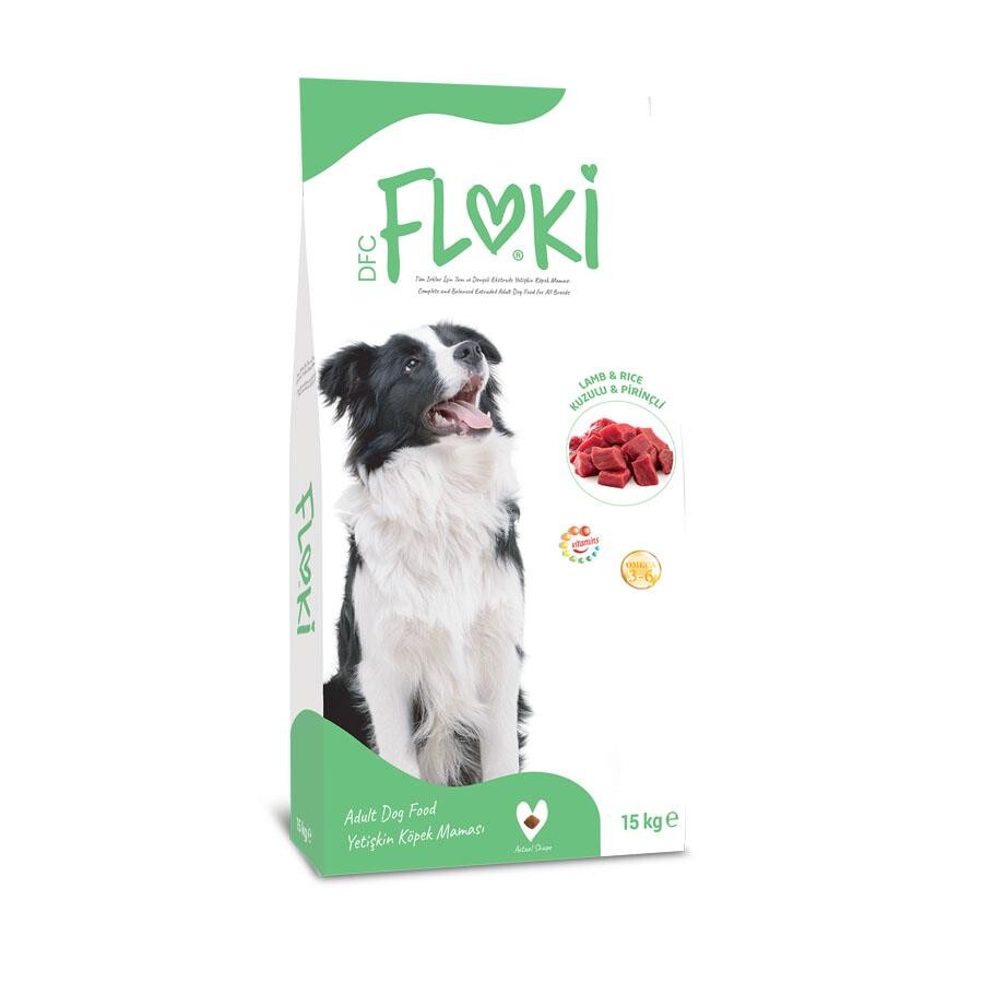 Floki Kuzulu Ve Pirinçli Yetişkin Köpek Maması 15 KG  | SRC: Barcode: 8680542870839