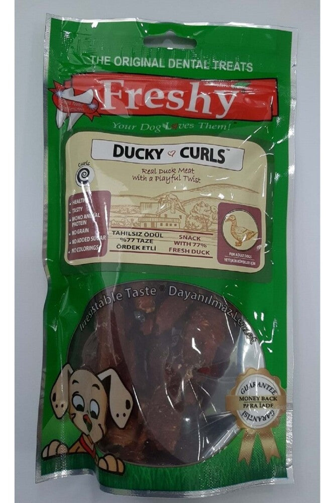 Freshy Ducky Curls Doğal Ördek Etinden Burgu Ödül  | SRC: Barcode: 8698595910808