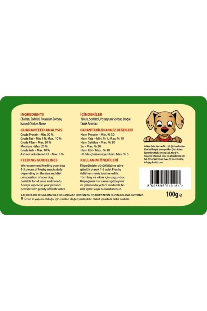 Freshy Mini Sausages Small Küçük Boy Sosis Köpek Ödülü - Paket 100 GR 15'LI  | SRC: Barcode: 8698595910181