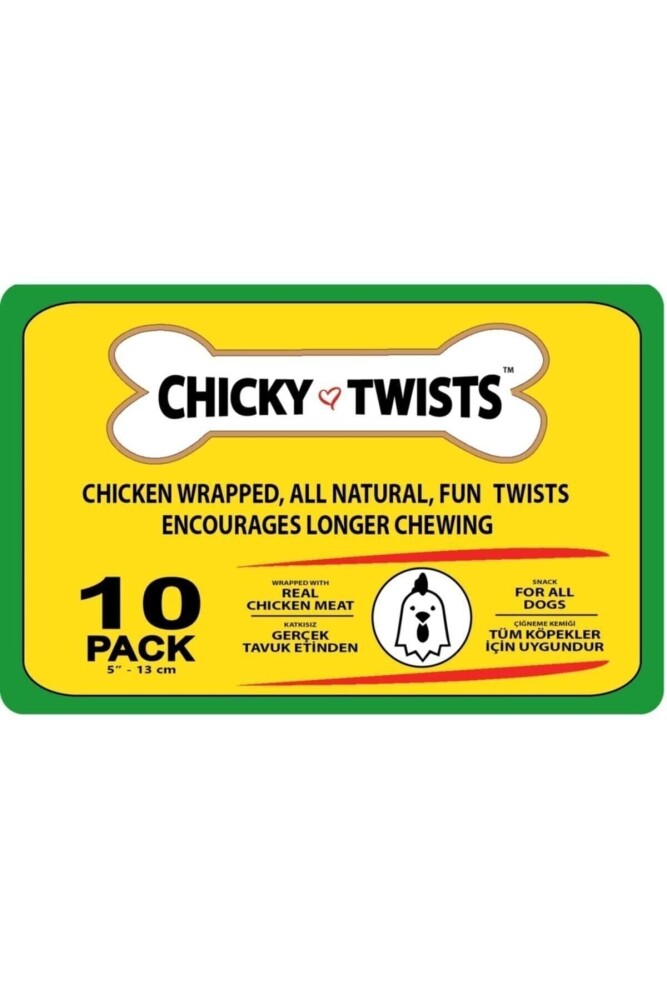 Freshy Tavuklu Twist Kurutulmuş Et Kaplı Çiğneme Burgu Çubuk 90 GR 13 CM 10'LU  | SRC: Barcode: 8698595910228