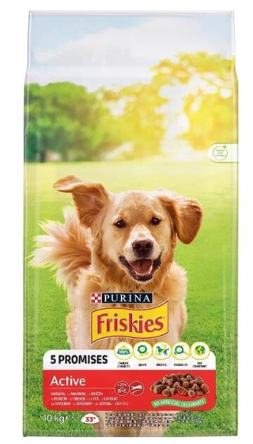 Friskies Active Biftekli Yetişkin Köpek Maması 10 KG  | SRC: Barcode: 07613031395484