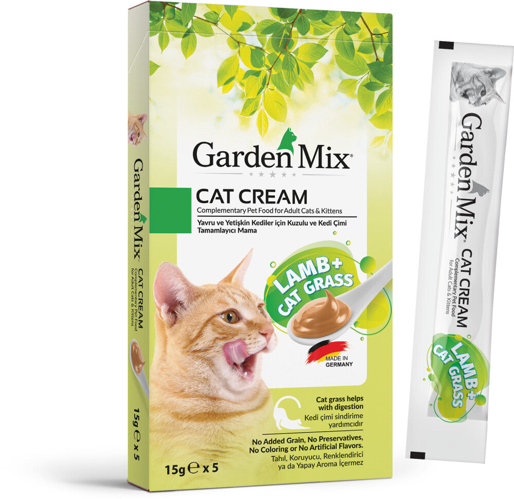 Garden Mix Kedi Kreması Kuzu Kedi Otu 15 GR 5 ADET  | SRC: Barcode: 8681085428686