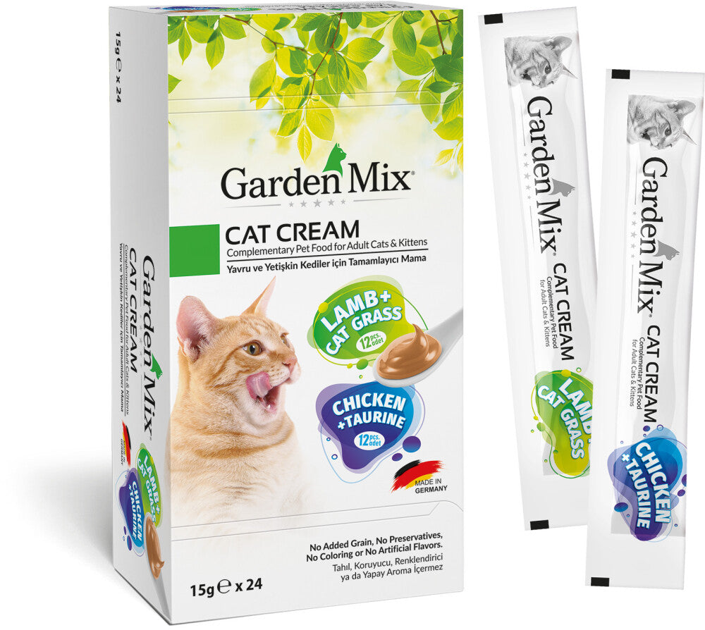 Garden Mix Kedi Kreması Tavuklu Kuzulu 15 GR 24 ADET  | SRC: Barcode: 8681085428747
