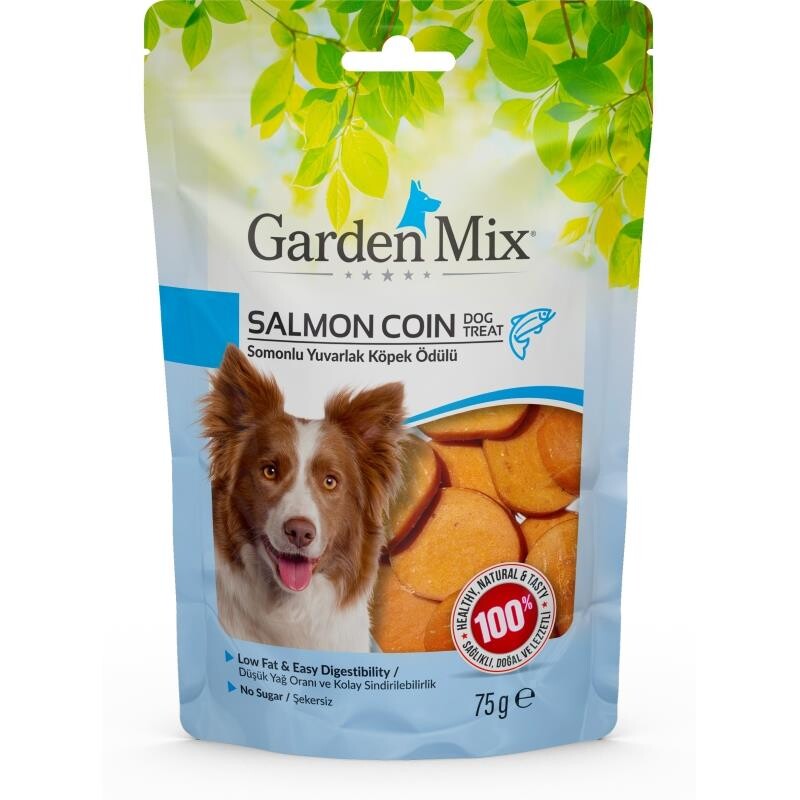 Garden Mix Somonlu Yuvarlak Köpek Ödülü 75 GR  | SRC: Barcode: 8681085431433