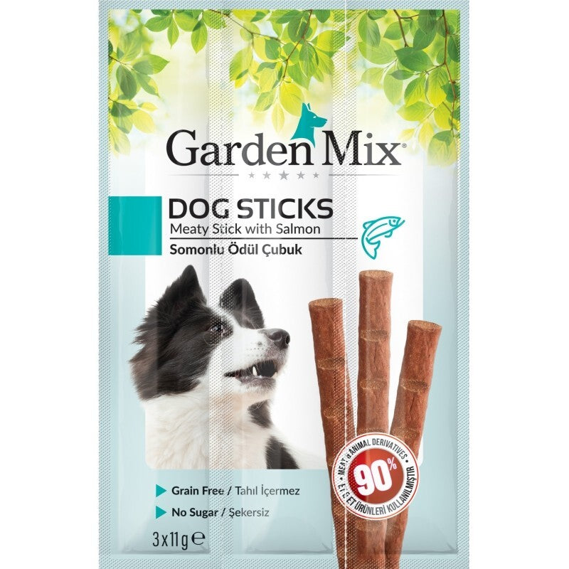 Gardenmix Tahılsız Somonlu Köpek Stick Ödül 3*11GR  | SRC: Barcode: 8681085426446