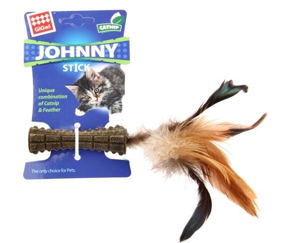 Gigwi Johnny Stick Catnipli Tüylü Kedi Oyuncağı YEŞIL  | SRC: Barcode: 846295070690
