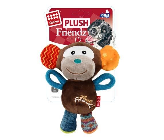 Gigwi Plush Friendz Sesli Maymun Peluş Köpek Oyuncağı  | SRC: Barcode: 846295062862