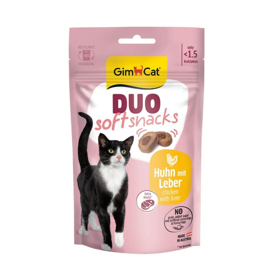 Gimcat Duo Soft Snacks Chicken With Liver Kedi Ödülü 50 GR  | SRC: Barcode: 4002064422299