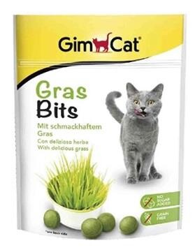 Gimcat Gras Bits Çimen Aromalı Sindirim Sistemi Destekleyici Kedi Ödül Tableti 15 GR  | SRC: Barcode: 4002064407197
