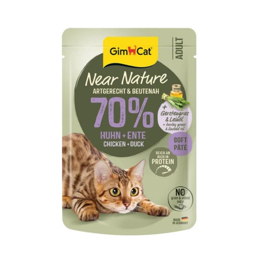 Gimcat Near Nature Tavuklu&ördekli Yetişkin Kedi Konservesi 85 GR  | SRC: Barcode: 4002064430720