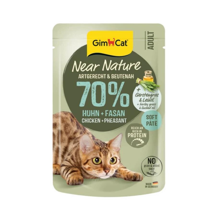 Gimcat Near Nature Tavuklu&sülün Etli Yetişkin Kedi Konservesi 85 GR  | SRC: Barcode: 4002064430713
