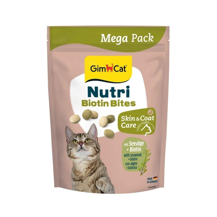 Gimcat Nutri Cilt Tüy Bakımı Biyotinli Ve Deniz Yosunlu Kedi Ödül Maması 425 GR  | SRC: Barcode: 4002064419701