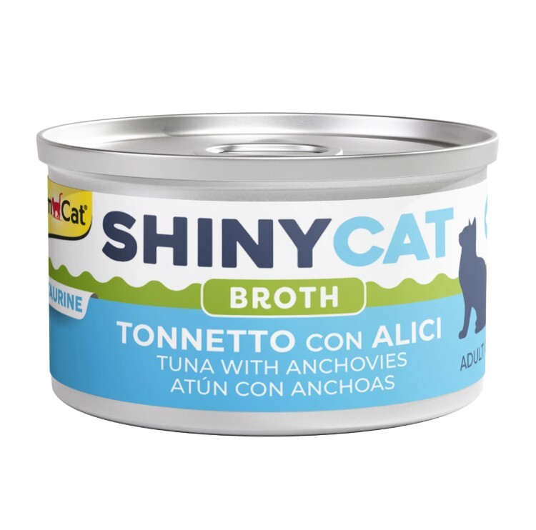 Gimcat Shinycat Sos İçinde Ançüezli Ton Balığı Kedi Konserve Maması 70 GR  | SRC: Barcode: 4002064416809