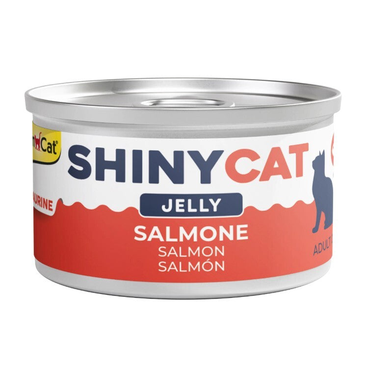 Gimcat Shinycat Sos İçinde Jelly Somonlu Kedi Konserve Maması 70 GR  | SRC: Barcode: 4002064416748