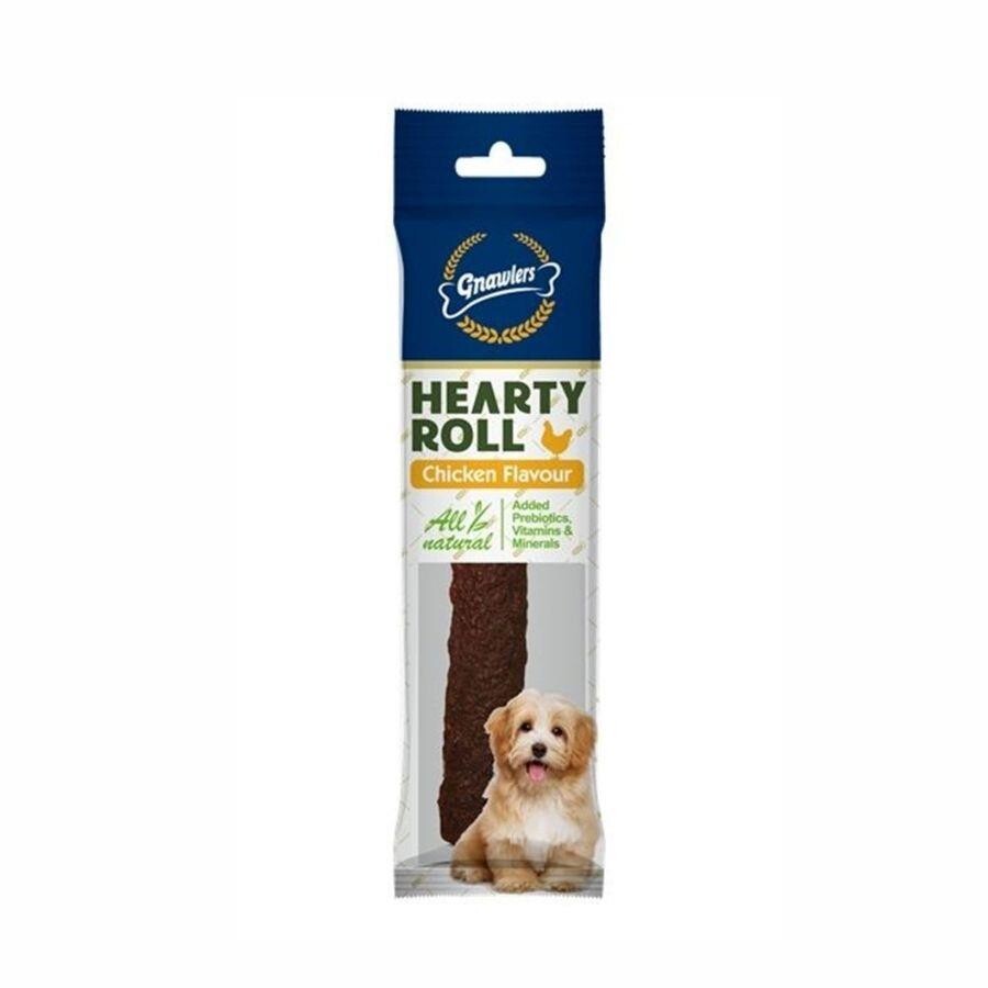 Gnawlers Hearty Roll Doğal Kolajen Tavuklu Köpek Ödül Kemiği 40 GR 11.5 CM  | SRC: Barcode: 6942133305789