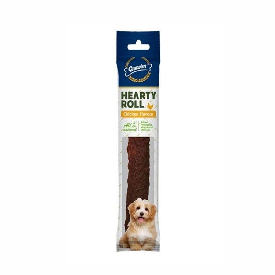 Gnawlers Hearty Roll Doğal Kolajen Tavuklu Köpek Ödül Kemiği 80 GR 22.5 CM  | SRC: Barcode: 6942133301309