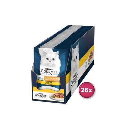 Gourmet Perle Pouch Izgara Tavuklu Yetişkin Kedi Konservesi 85 GR 26 ADET  | SRC: Barcode: 7613287601421
