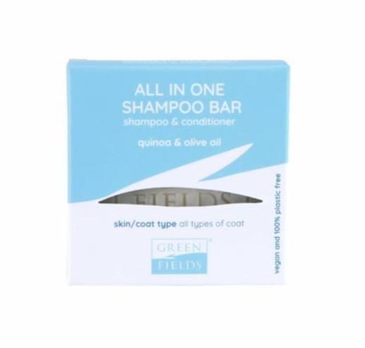 Green Fields All In One Shampoo Bar Köpekler İçin Kinoa Ve Zeytinyağ İçeren Kremli Sabun 70 GR  | SRC: Barcode: 8718836723575