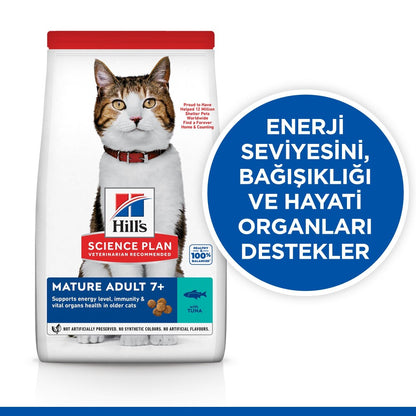 Hill's Science Plan Mature 7 Ton Balıklı Yaşlı Kedi Maması 1.5 KG  | SRC: Barcode: 052742023212