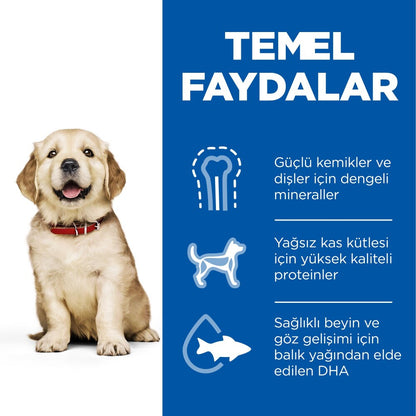 Hill's Science Plan Büyük Irk Tavuklu Yavru Köpek Maması 14.5 KG  | SRC: Barcode: 052742026084