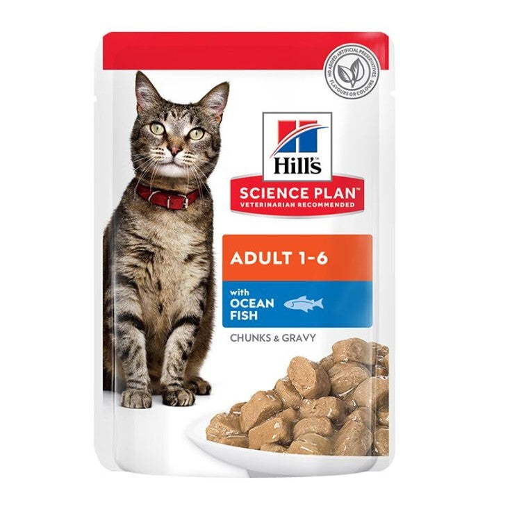 Hill's Science Plan Gravy Okyanus Balıklı Yetişkin Kedi Konservesi 85 GR TEKLI  | SRC: Barcode: 052742210506