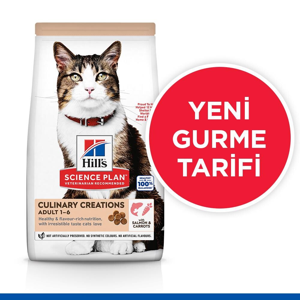 Hill's Science Plan Gurme Lezzet Somonlu Ve Havuçlu Yetişkin Kedi Maması 10 KG  | SRC: Barcode: 052742054674
