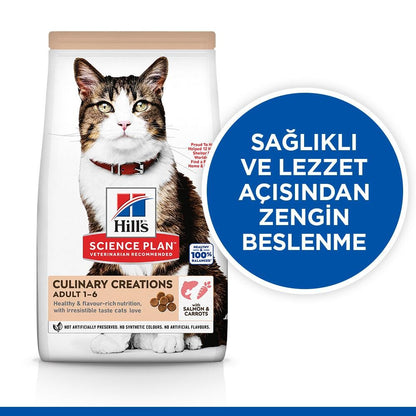 Hill's Science Plan Gurme Lezzet Somonlu Ve Havuçlu Yetişkin Kedi Maması 10 KG  | SRC: Barcode: 052742054674