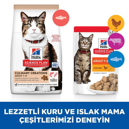 Hill's Science Plan Gurme Lezzet Somonlu Ve Havuçlu Yetişkin Kedi Maması 10 KG  | SRC: Barcode: 052742054674