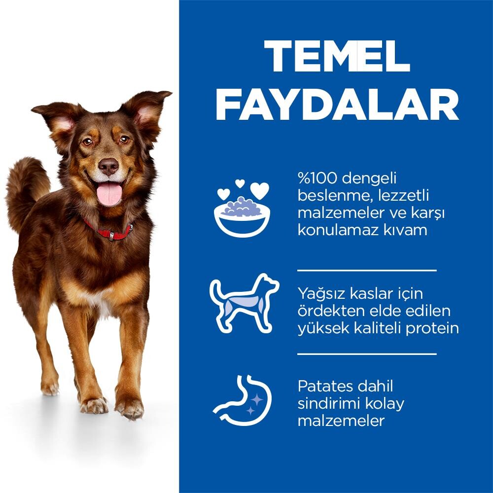 Hill's Science Plan Gurme Lezzet Yetişkin Orta Irk Ördek Ve Patatesli Köpek Maması 14 KG  | SRC: Barcode: 052742054735