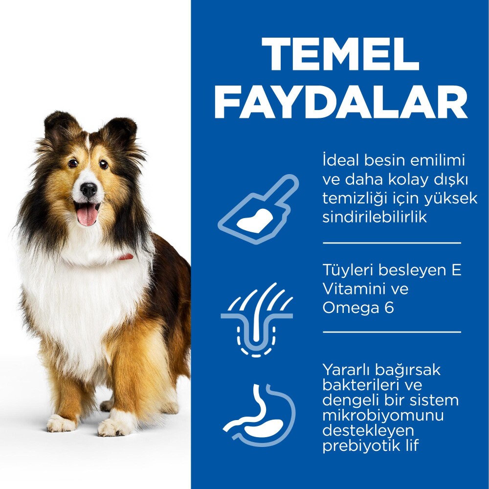 Hill's Science Plan Hassas Deri & Mide Yetişkin Orta Irk Tavuklu Köpek Maması 2.5 KG  | SRC: Barcode: 052742025131