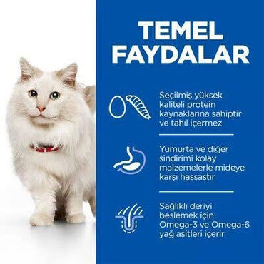 Hill's Science Plan Hypoallergenic Yumurta Ve Böcek Proteinli Yetişkin Kedi Maması 7 KG  | SRC: Barcode: 0052742061344