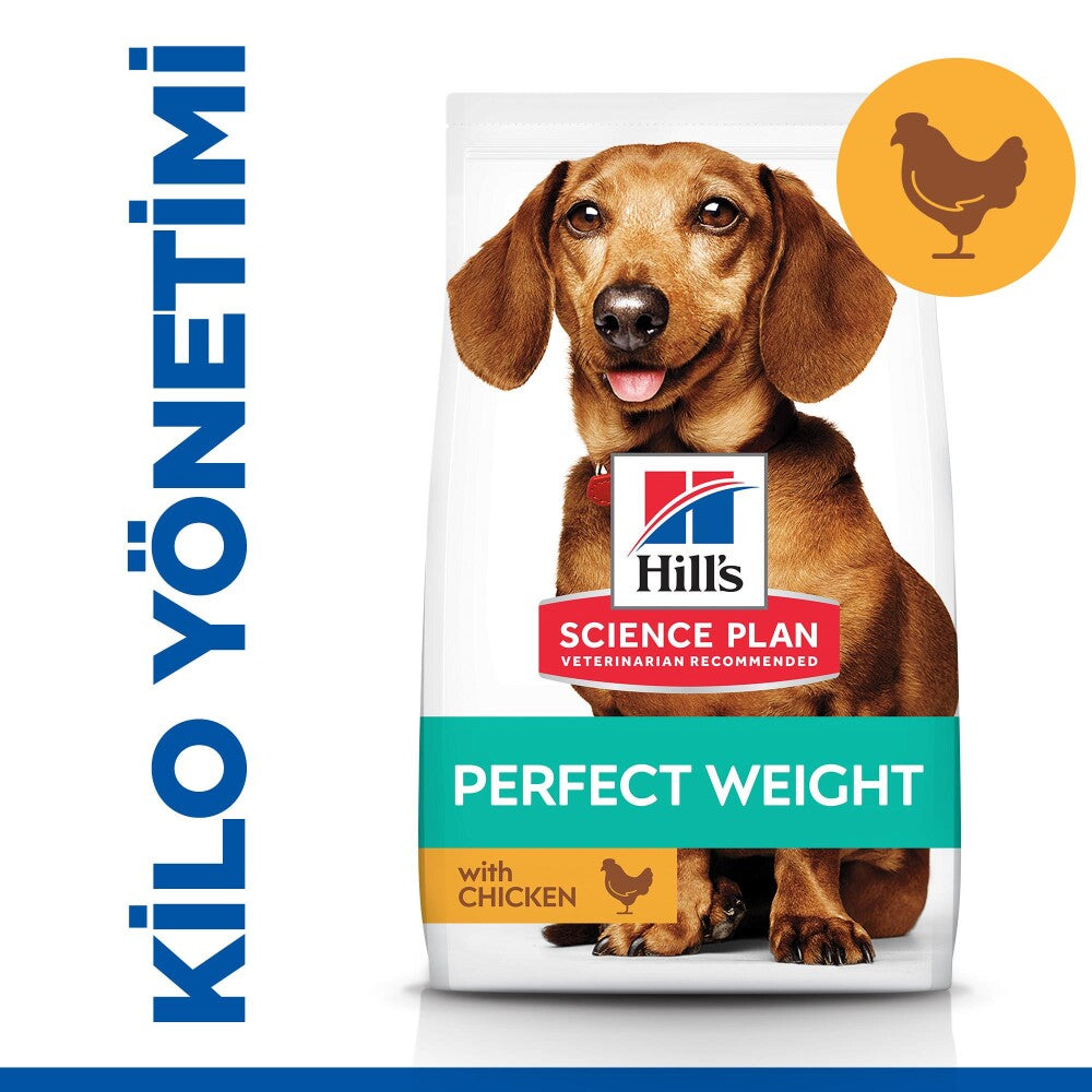 Hill's Science Plan İdeal Kilo Yetişkin Küçük Ve Mini Irk Tavuklu Köpek Maması 1.5 KG  | SRC: Barcode: 052742024783