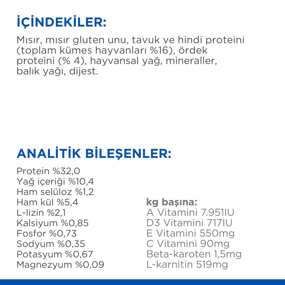 Hill's Science Plan Kısırlaştırılmış Yetişkin Ördekli Kedi Maması 3 KG  | SRC: Barcode: 052742035963